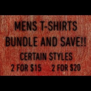 Men’s T-shirt Bundle!!